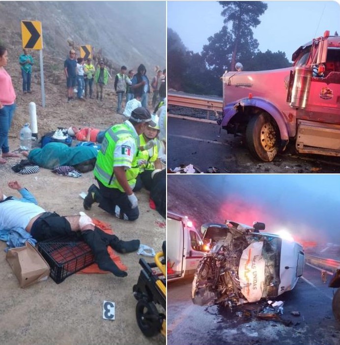 2 MUERTOS 9 HERIDOS LINEAS UNIDAS